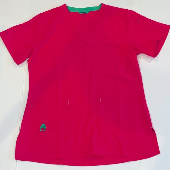 Carhartt Pink Scrub Top, Size Small - Picture 1 of 3
